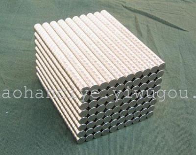 Strong magnetic, ndfeb magnet, packaging magnet, galvanized magnet D6*1.5.