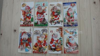 Manufacturer direct-selling powder craft hand paste Christmas card