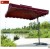 Sun umbrella patio umbrella arm/double top wrench umbrella/umbrella/outdoor leisure/side sunshade