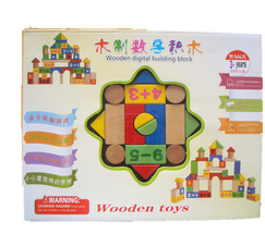 Digital blocks intelligence development wooden toys colorful wooden toys/children's toys