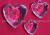 Transparent acrylic heart pendant, wedding accessories, Y189, factory direct