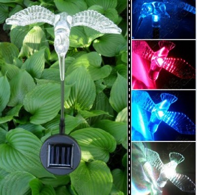 Solar Simulation Bird, LED Solar Lawn Lamp/Light-Emitting Bird, Garden Lamp Ground Lamp XY-XJ-F20