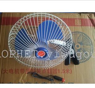 Car fan 12V24V super cool summer car shook his head with a fan speed control 10 inch