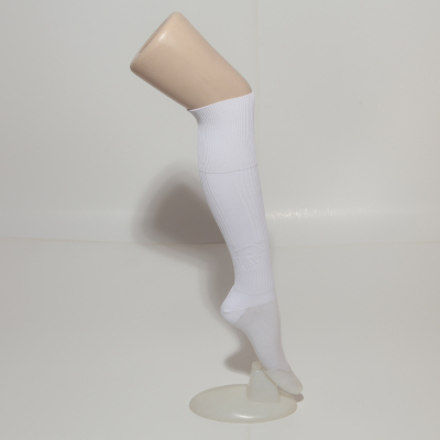 Quality assurance for export manufacturers shot authentic football sock 馠 show male tube with thick white dream