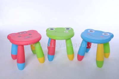 Plastic cartoon stool