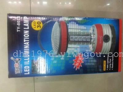 Factory direct Tie Yong TY-8018 lamp Lantern camping tent light LED emergency lights 4D battery