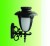 Solar Aluminum Antique Wall Lamp Vintage Garden Lamp Landscape Lamp Fence Lamp XY-98