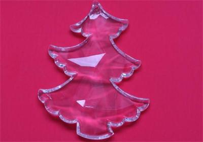 Transparent acrylic Christmas tree pendant D781, factory outlets