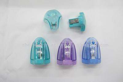 Supply single hole Sharpener Sharpener plastic colors mixed can be customized