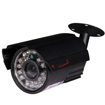 Black small gun type AHD 2MP surveillance camera