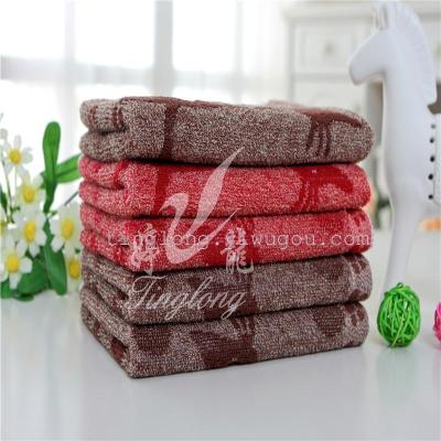Wholesale towel boy towel in pure cotton yarn cat boy wipes to wash towel cotton towel factory 