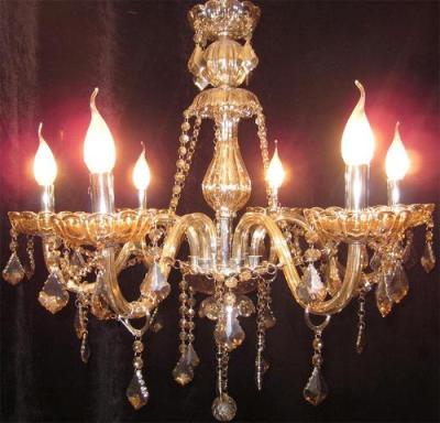 Simple European modern lamp glass crystal lamp chandelier luxury crystal