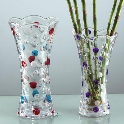 Crystal White Glass Crystal Vase
