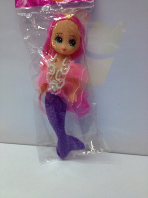 Smile toy new model empty body little mermaid mix color.