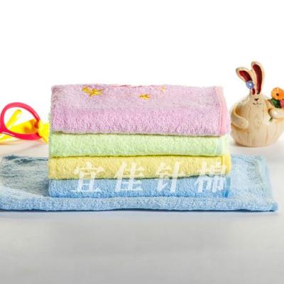 Factory direct embroidered towel/towels/cartoon little flying bears children kindergarten sweat-absorbent towel