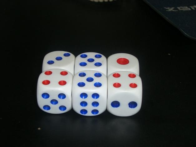 【义乌浩楠体育】14MM骰子 KTV塑料骰子  酒吧骰 现货