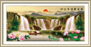 5D0133 wealth jubao (5D cross stitch)