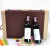 Creative Red Wine Packaging Gift Craft Box, 6-Piece Package Leather Wine Box, Factory Direct Supply, Large Quantity Free Printing Logo