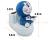 Solar toys Doraemon car ornament ornaments jingle bobblehead toilet toilet seat a family of 4