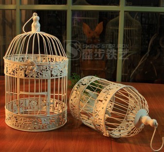 Great technology, spot a cage later wrought iron bird cage, wedding bird cage, two cages of 1588