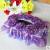 8 Flower Bear, tissue box, new top grade violet cloth, 8 flower lace, flower lace, household car, paper towel box