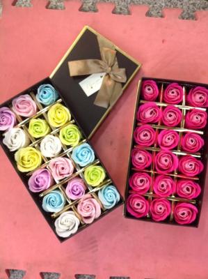 18 soap flower chocolate boxes