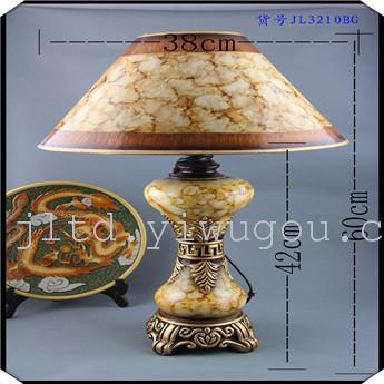Number JL3210 ceramic table lamp round Bell bedroom table lamp 