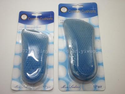 Increased cellular silicone stealth increases within the insole pad three-fourths pad (female)