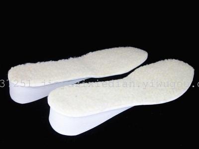 Lamb Wool Insole Men's Inner Heightening Shoe Pad Warm Insole Can Be Cut (Eva)