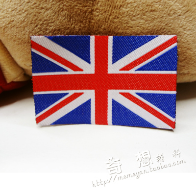 Union Flag Armband Badge Mark Sleeve Hot Melt Adhesive/Adhesive Ironing/Laser Cutting Laser Cutting/Trademark Cloth Label