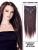 18“ 16clips in 100% human hair Extension 70g color 4