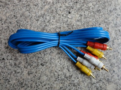 Full copper 3m 3 on 3 AV lotus cable audio cable DVD video cable 3 on 3 6 head RCA lotus cable