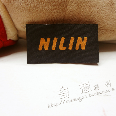 Trademark Neckline Label Collar Mark Fold Label Woven Label/Cloth Label Collar Label Computer Weaving Mark