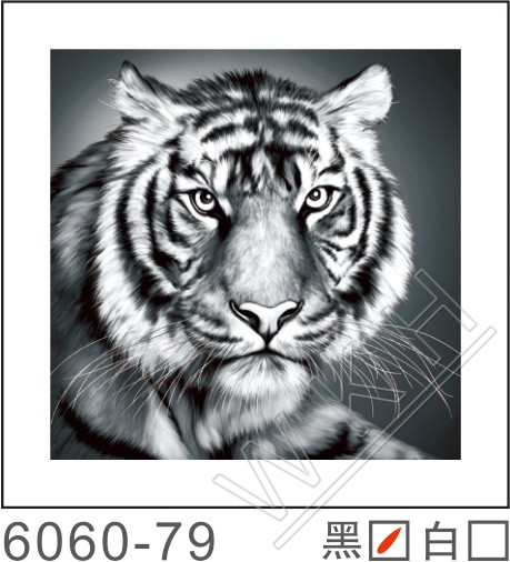 3D微框画  老虎 老鹰 狼头  家庭 办公室  娱乐场所  高档 装饰画  三联画  超级清晰