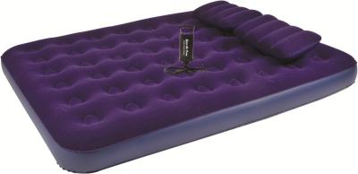 double pump air bed set double pillow with honeycomb air mattress