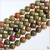 A018 with beautiful jewelry natural crystal wholesale import of green flowers scattered beads beads 10mm DIY handmade
