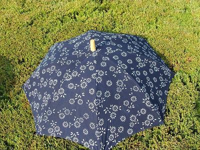Blue Lan Huabu printing umbrella umbrella craft umbrela antique furnishings the umbrella umbrella