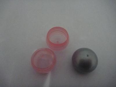 Ball cover cosmetic accessories in plastic bottle caps