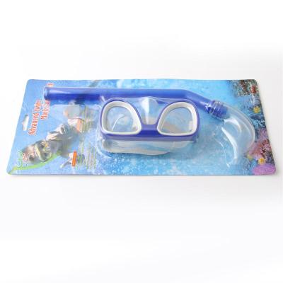 Scuba semi dry snorkel scuba diving equipment snorkeling package blister card packaging, two-piece 1004P