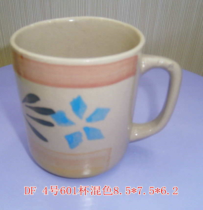 3寸陶瓷杯 手绘4号601杯  8CM  日用杯 直身杯