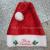 Plush Santa Hat Christmas Hat embroidered Word premium embroidered Santa Hat