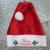 Plush Santa Hat Christmas Hat embroidered Word premium embroidered Santa Hat