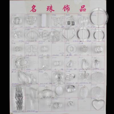Transparent acrylic beads, clothing, bags, accessories, factory direct