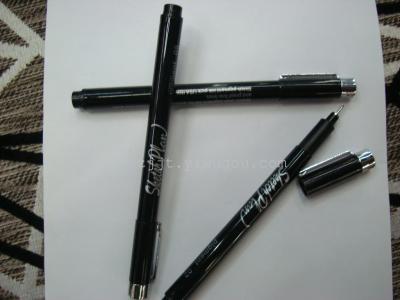 New Korean black ballpoint pen gel pens metal pens