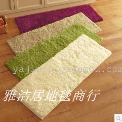 Floor mat monochromatic ultra-fine mat floor mat kitchen non-slip mat