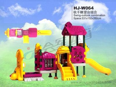 HJ-W064outdoor swing Tower combo