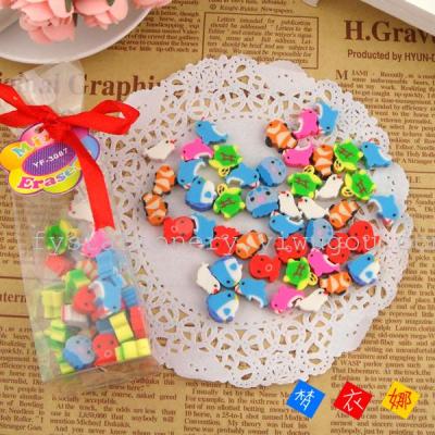 PVC box of erasers erasers fruits Korea stationery wholesale factory outlets can be customized