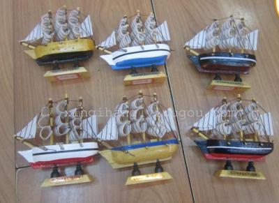 Sailing marine products wooden sailing boat wooden ship model-free