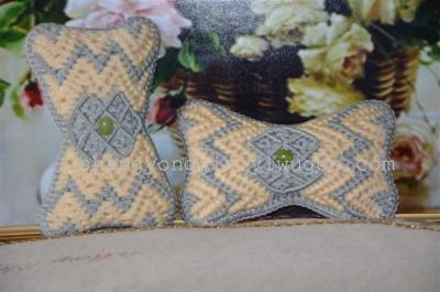 The head pillow cushion silk hand woven with jade pillow