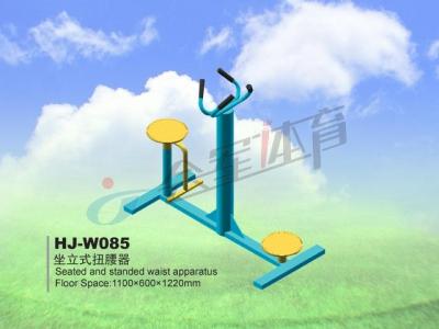 HJ-W085 outdoor fitness equipment sit vertical twist